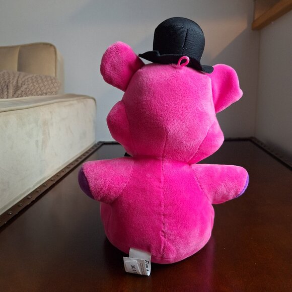 Five Nights At Freddy's Neon Pink 12" Plush Bear - Picture 3 of 4